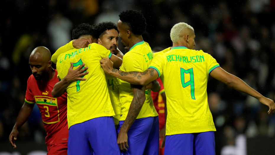 Brazil se sprema za Katar, tri gola u mreži Gane