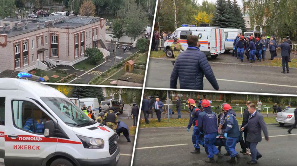 Pucnjava u školi u Rusiji: Ubijeno 13 osoba, među njima i deca, napadač izvršio samoubistvo