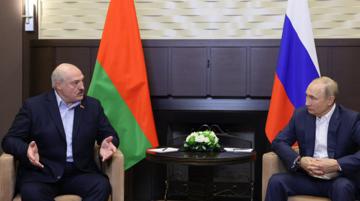 Putin i Lukašenko u Kremlju povodom obeležavanja Dana pobede