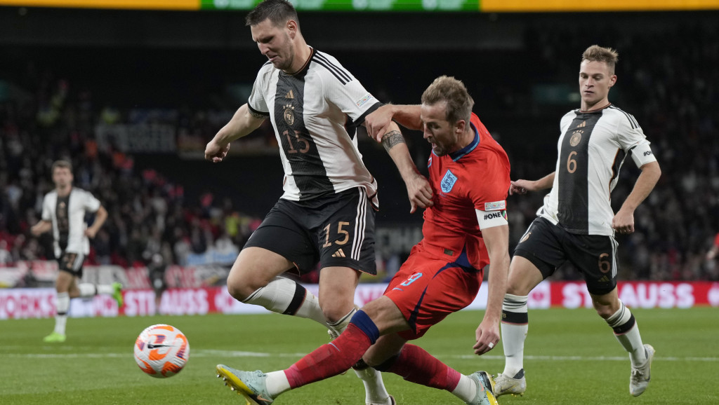 Remi Engleske i Nemačke na Vembliju: Dva penala i šest golova u drugom poluvremenu