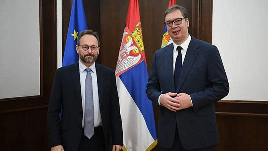 Vučić se sastao sa Žiofreom: Srbija je uvek pouzdan partner EU