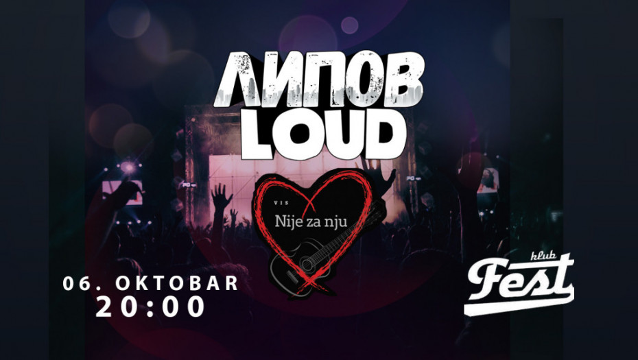 "Lipov Loud" i "Nije za nju" u klubu Fest u Zemunu