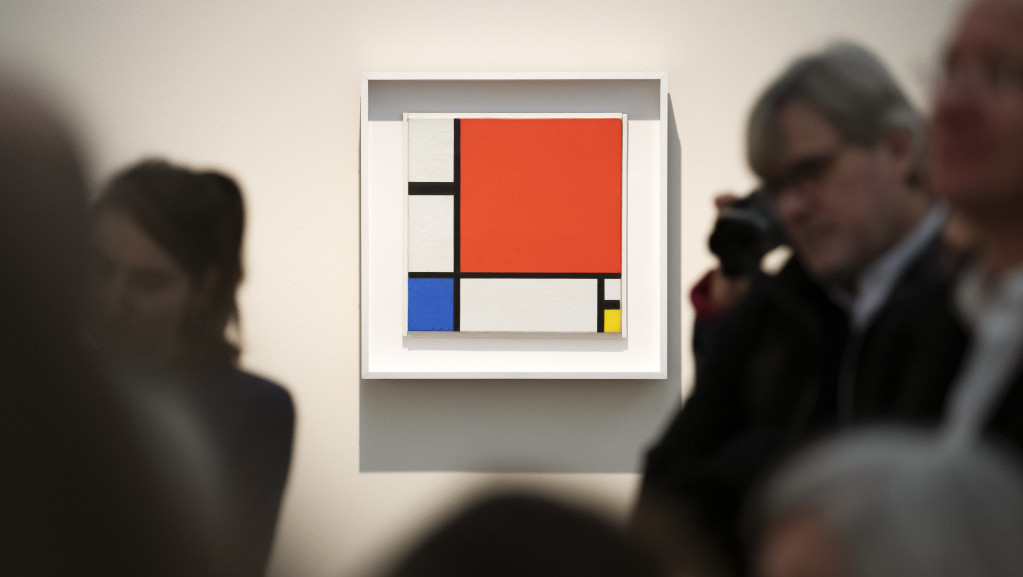 Mondrijanova slika oborila rekord na aukciji: Svi su želeli "Kompoziciju broj dva"