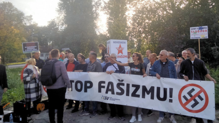 Protest LSV u Novom Sadu zbog spomenika žrtvama iz 1944/45: Ako zločinci budu na spisku, to je udar na sve nedužne žrtve