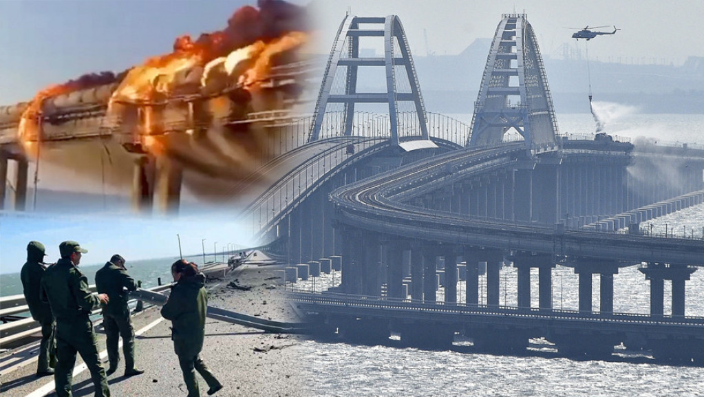 RAT U UKRAJINI Ukrajinski zvaničnik: Most na Krimu digla u vazduh ukrajinska služba, SBU: Bez komentara