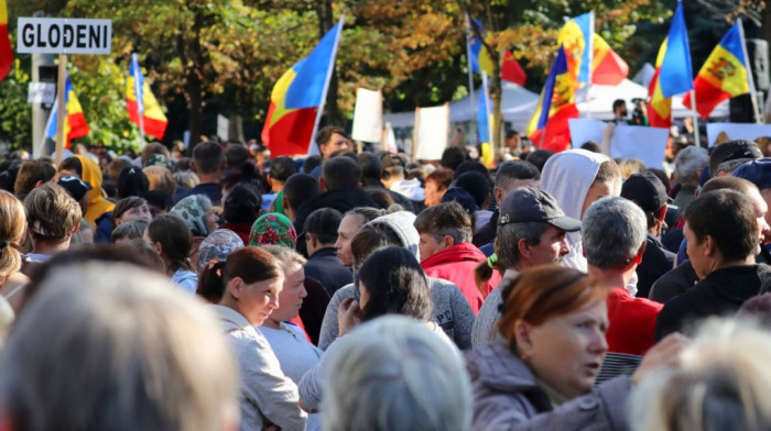 U Kišinjevu održan još jedan protest građana nezadovoljnih rastom cena i radom proevropske Vlade