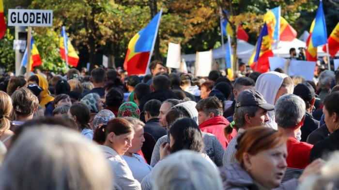 U Kišinjevu održan još jedan protest građana nezadovoljnih rastom cena i radom proevropske Vlade