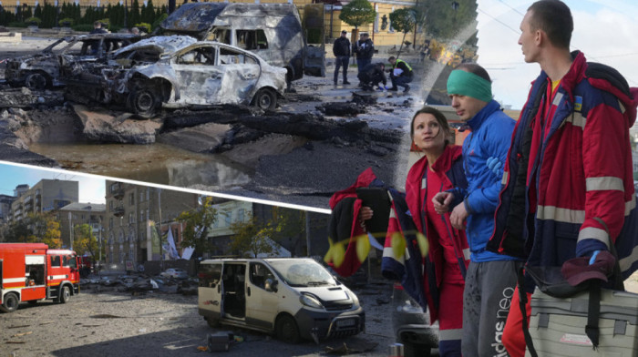 RUSIJA RAKETIRALA KIJEV  Bajden obećao Zelenskom napredne vazdušne sisteme, Zapad osuđuje napade na Ukrajinu