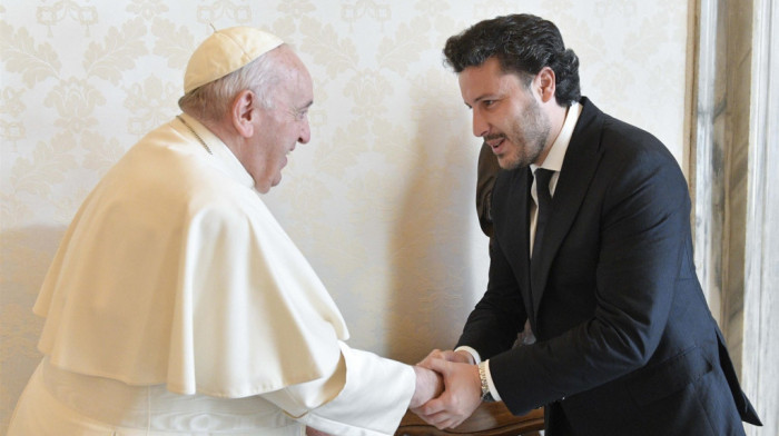 Papa se sastao sa Abazovićem: "Crnu Goru i Vatikan vežu hiljadugodišnje veze"