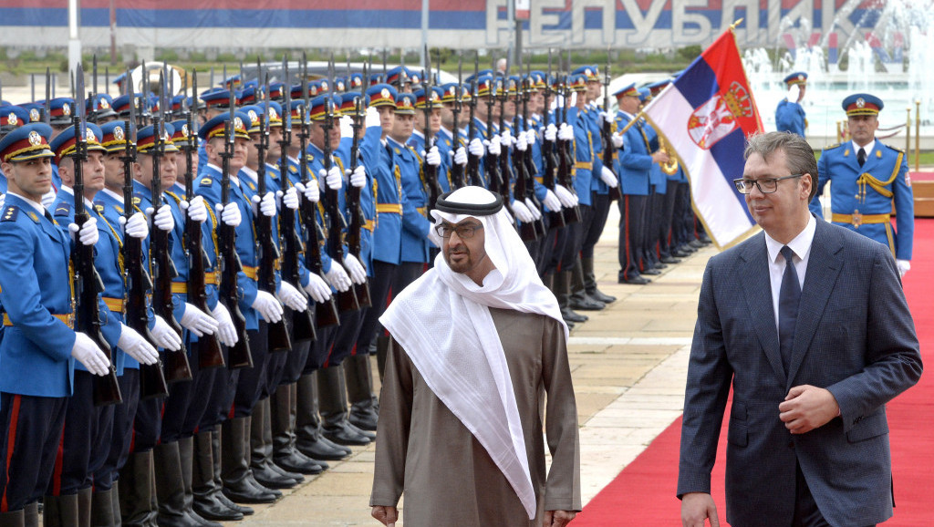 Predsednik UAE u poseti Srbiji, sastao se sa Vučićem