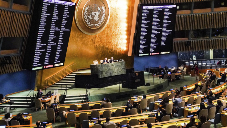 Generalna skupština Ujedinjenih nacija danas glasa o predlogu da Rusija plati ratnu odštetu Ukrajini
