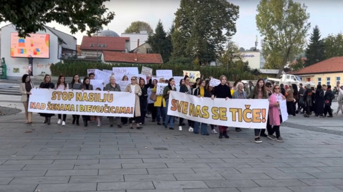 Protest protiv nasilja nad ženama u više gradova BiH