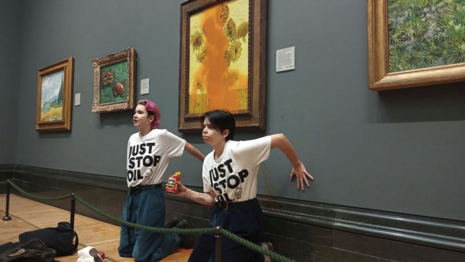 Epilog polivanja Van Gogove slike supom: Uhapšene dve žene, podnete krivične prijave