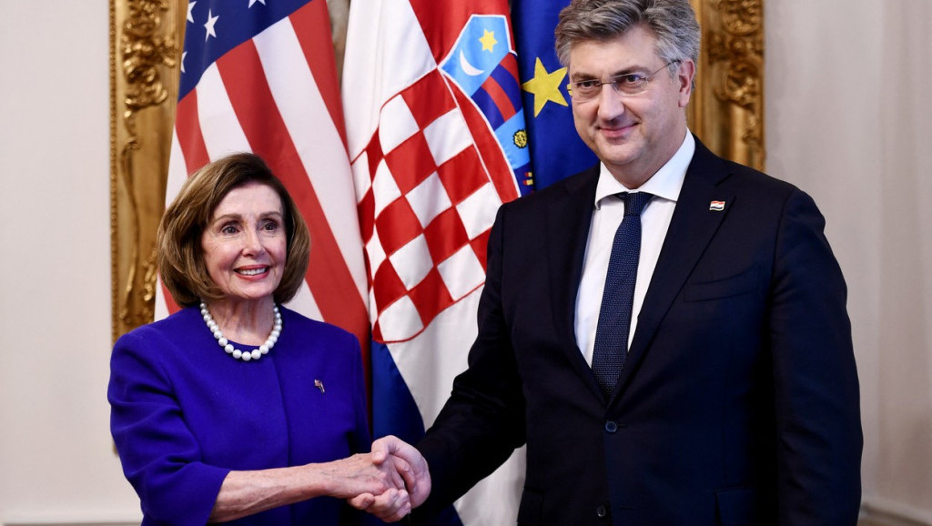 Plenković i Pelosi o podršci Ukrajini: "Na pravoj smo strani prava i morala"