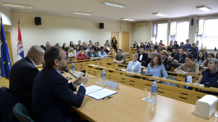 Žiofre studentima FPN: Uloga studenata da omoguće Srbiji da u budućnosti bude snažnija i da bude deo EU