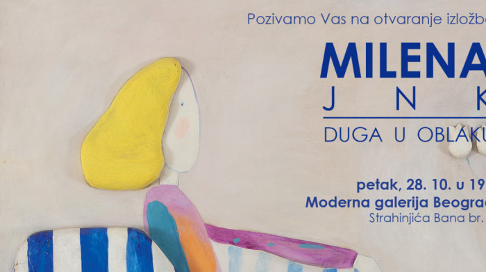 "Duga u oblaku": Izložba odabranih dela Milene Jeftić Ničeve Kostić u Modernoj galeriji