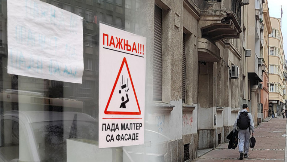 Oronule fasade ugrožavaju živote: Samo u Beogradu ih je nekoliko hiljada za rekonstrukciju, ali to nema ko da plati