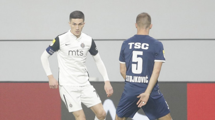 Urošević fantastičnim slobodnim udarcem doneo pobedu Partizanu protiv TSC-a