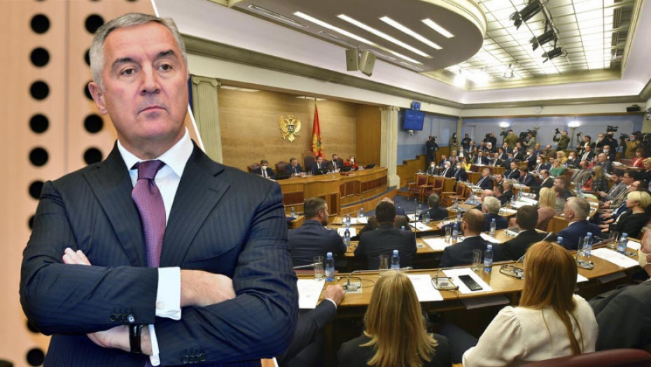 Đukanović opet vratio Zakon o predsedniku, predsednica Skupštine najavila da će sutra dostaviti ispravljenu verziju