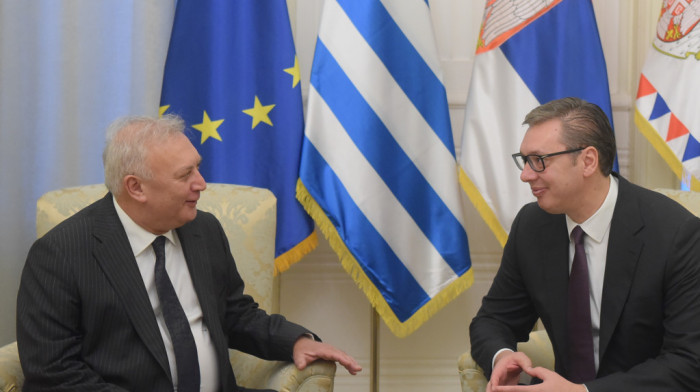 Vučić s odlazećim ambasadorom Grčke: Zahvalnost na doslednoj podršci