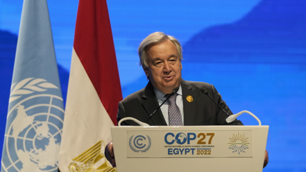 Gutereš na klimatskom samitu u Egiptu: Više poverenja između bogatih i siromašnih, "svet gori pred našim očima"
