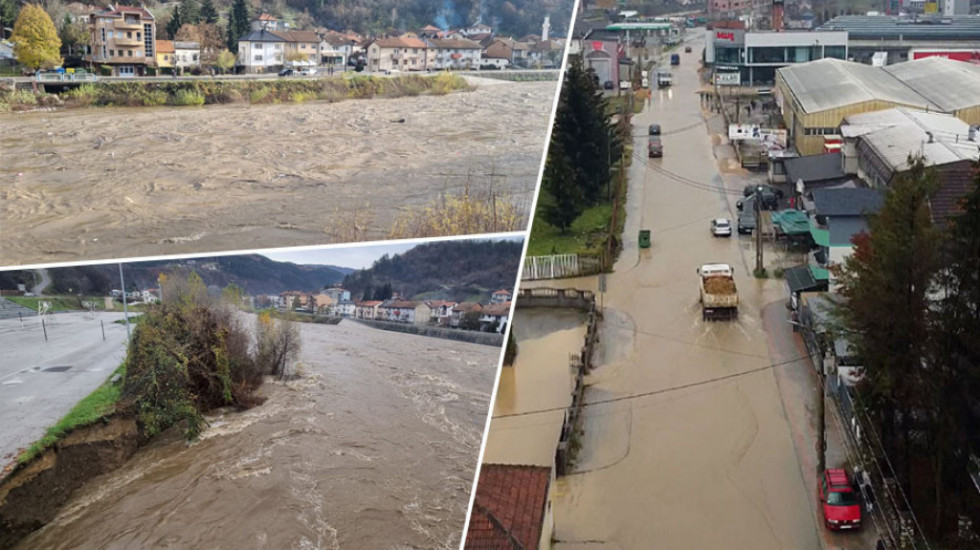 Vojska u Raškom okrugu, vanredno u Tutinu, Novom Pazaru i Prijepolju - RHMZ upozorava na novi rast vodostaja reka