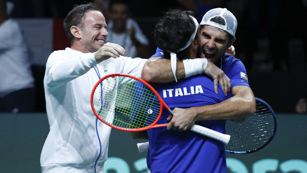 Teniseri Italije u polufinalu Dejvis kupa, Amerikanci poklekli u dublu