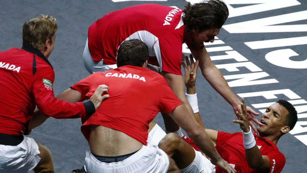 Teniseri Kanade osvojili Dejvis kup pobedom protiv Australije