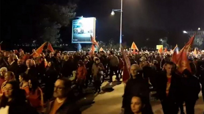 U Podgorici treći protest: DPS traži povlačenje Zakona o predsedniku i raspisivanje vanrednih parlamentarnih izbora