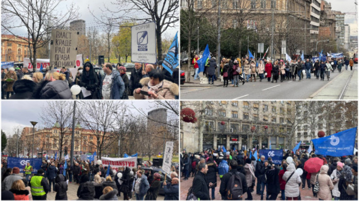 Nasilje u školama izvelo prosvetne radnike na ulicu: Traže izmene zakona i zaštitu, ali i plate veće za 25 odsto