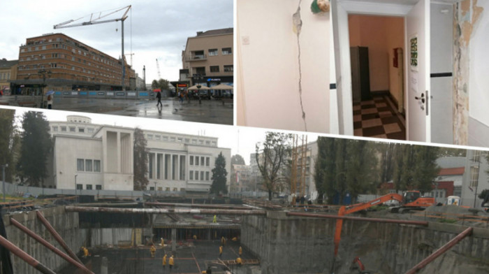 Završen elaborat o nastaloj šteti: Koliko je izgradnja podzemne garaže oštetila Skupštinu Vojvodine