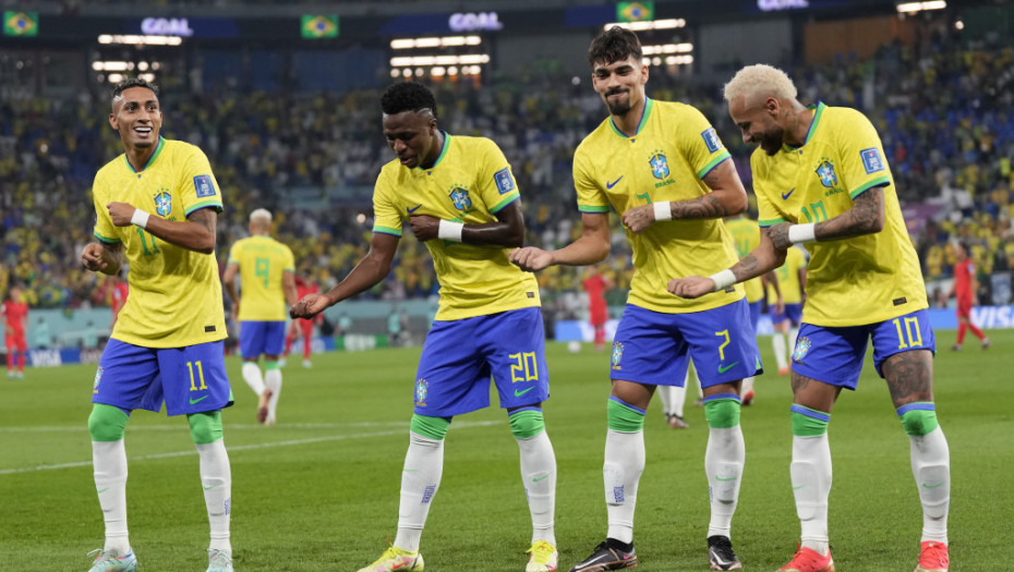 Brazilci rutinski do četvrtfinala: Sve je bilo rešeno u prvom poluvremenu
