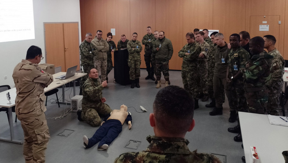 U bazi "Jug" održana obuka Vojske Srbije za štabne dužnosti u mirovnim operacijama