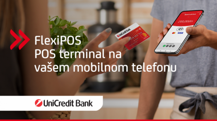 Biznis klijentima UniCredit Banke Srbija omogućen Tap on Phone - terminal na mobilnom telefonu