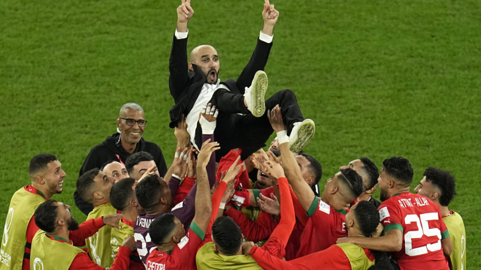 Euforija u Maroku, selektor Regragi sada želi plasman u polufinale Mundijala