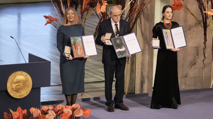 U Oslu dodeljene Nobelove nagrade za mir: Jednoglasna osuda Putina i rata u Ukrajini