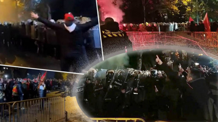 Burno u Podgorici: Opet izglasan Zakon o predsedniku, sukobi ispred Skupštine i bačen suzavac, DPS: Desio se ustavni puč