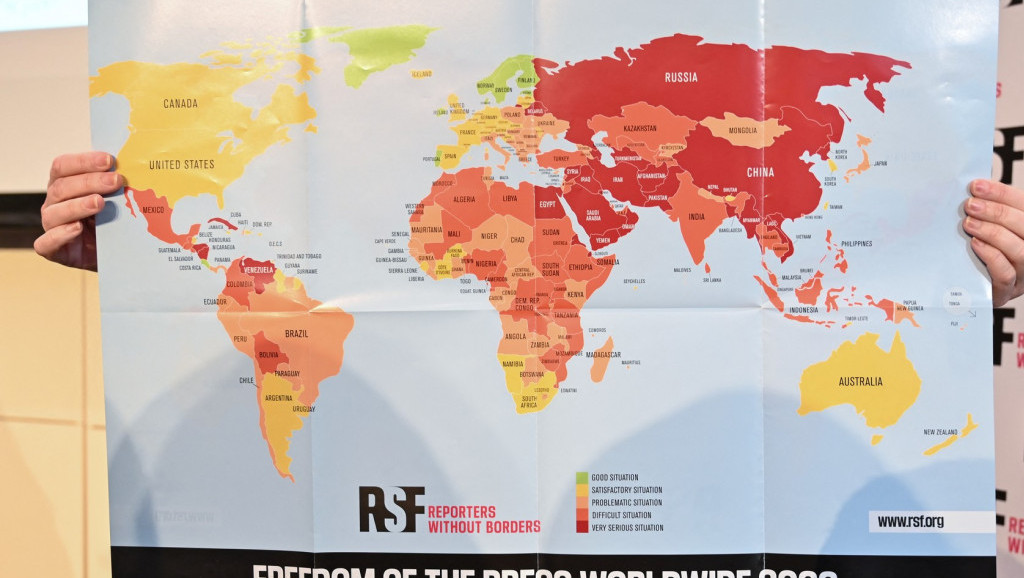 Reporteri bez granica: Ove godine ubijeno 58 novinara, 20 odsto više nego prethodnih godina