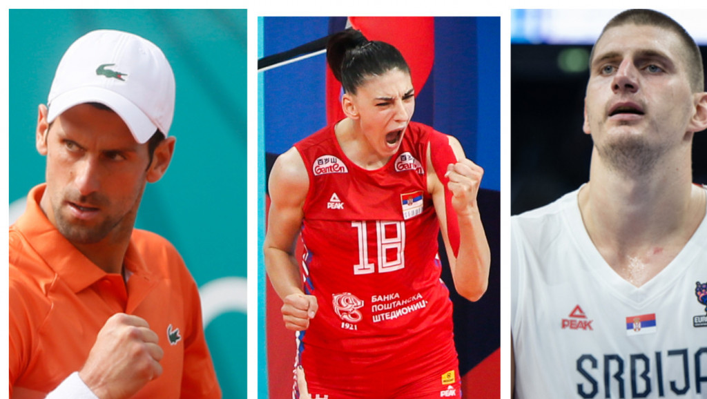 Tijana Bošković, Novak Đoković i Nikola Jokić u konkurenciji za nagradu "Sportista Balkana", proglašenje naredne nedelje