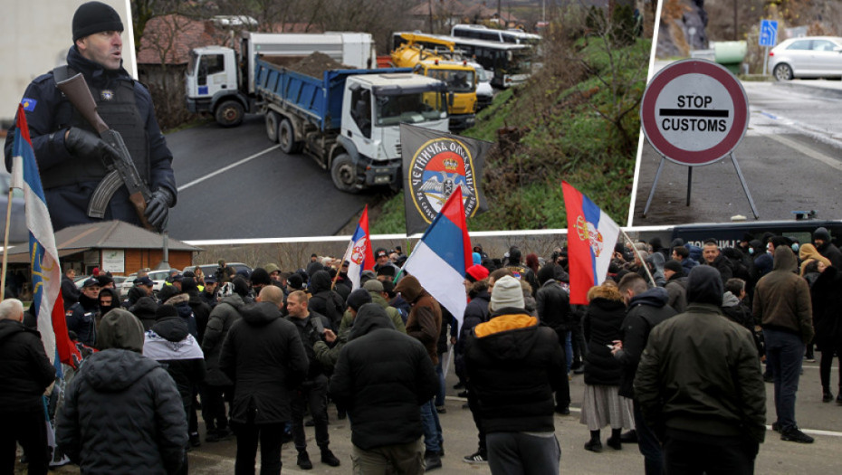 SRBI 16. DAN NA BARIKADAMA NA SEVERU KOSOVA Mojsilović nakon sastanka sa Vučićem krenuo u Rašku