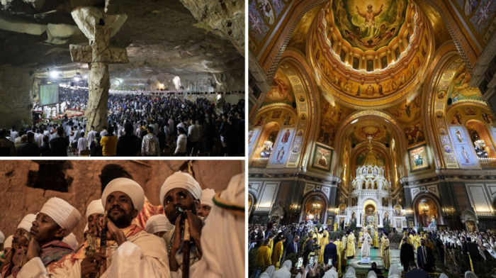 Pravoslavni vernici širom sveta obeležavaju Božić: Osim u Evropi, praznik se danas slavi i u Africi