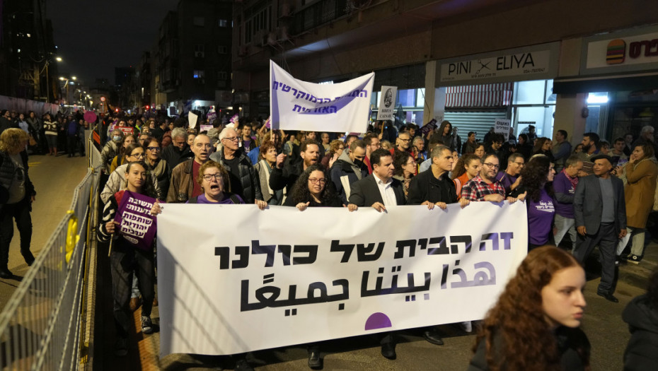 Protest Izraelaca protiv nove vlade, zahtevaju mir i suživot između Jevreja i Arapa