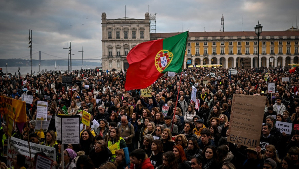 I Portugalci nezadovoljni platama i penzijama, kao i cenama namirnica: Protesti na ulicama Lisabona