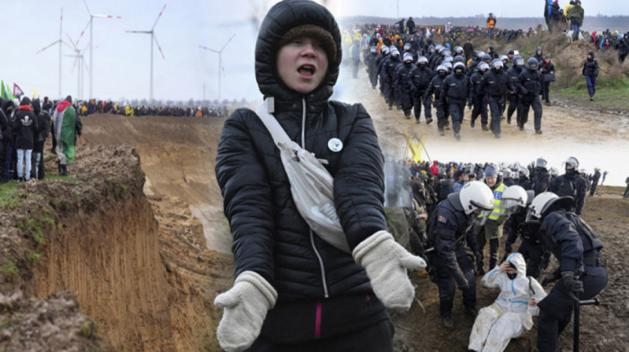 Neverovatne scene u Nemačkoj: Policija razbila ekološki protest, aktivisti žestoko uzvratili (FOTO)