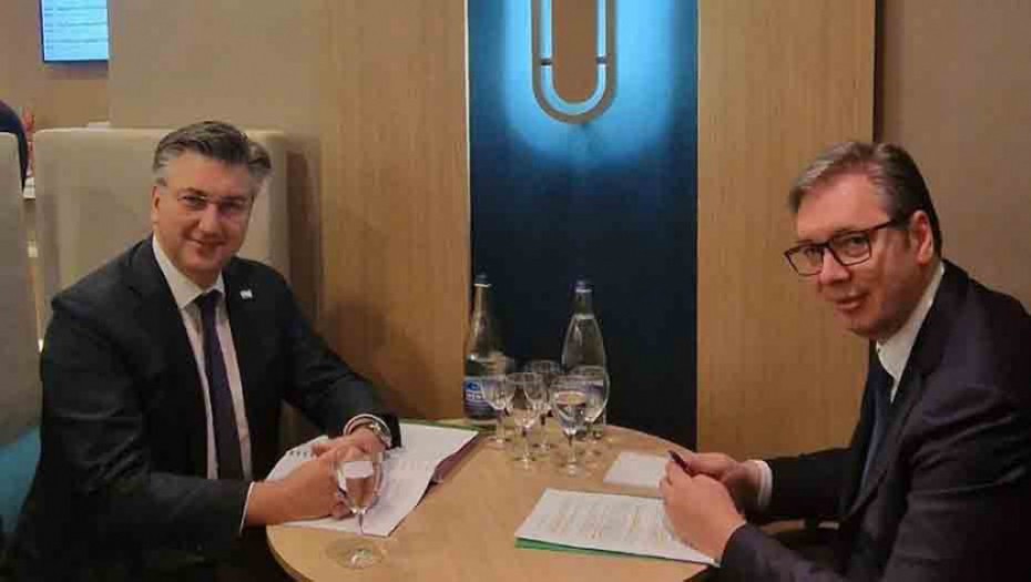 "Vrlo korektan razgovor": Vučić i Plenković se sastali u Davosu, fokus na politici dijaloga i smirivanju tenzija