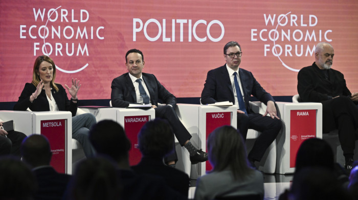 Vučić na panelu u Davosu: Pomalo sam pesimista kada je u pitanju mogućnost ulaska Srbije u EU