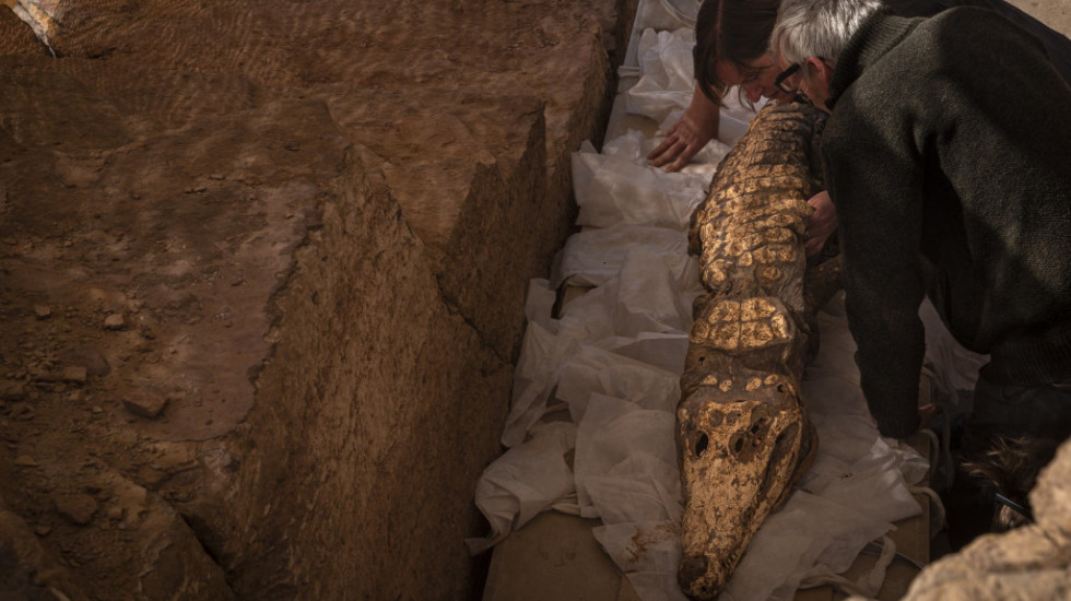 U Egiptu otkrivena grobnica sa ostacima pet mumificiranih krokodila