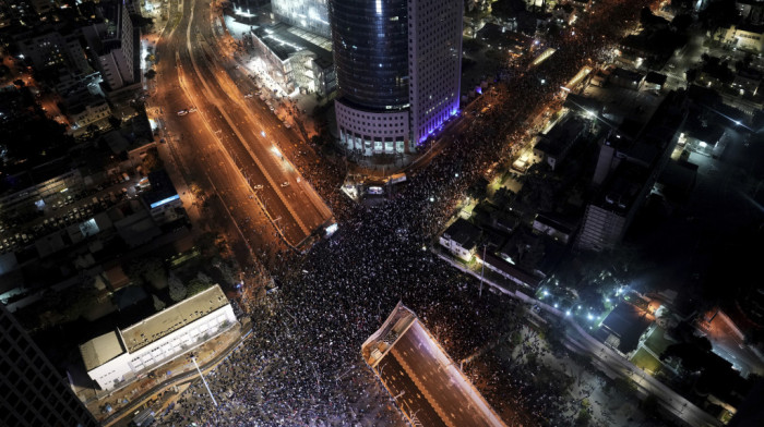 Treća nedelja protesta protiv reforme pravosuđa u Izraelu: Na ulicama Tel Aviva hiljade ljudi