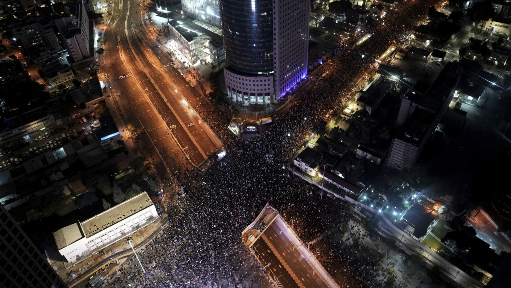 Treća nedelja protesta protiv reforme pravosuđa u Izraelu: Na ulicama Tel Aviva hiljade ljudi