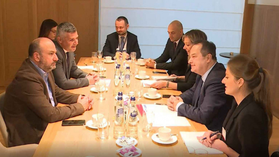 Dačić sastankom sa evroparlamentarcima počeo posetu Briselu